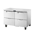 True TUC-48F-D-4-HC~SPEC3 - Undercounter Freezer, -10°F, (4) drawers, stainless steel sides